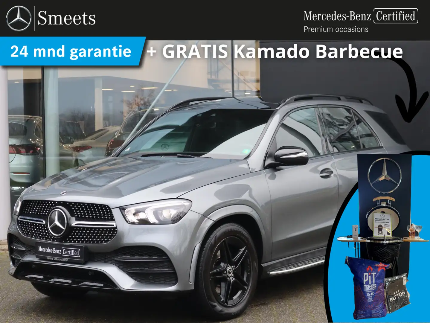 Mercedes-Benz GLE 300 d 4MATIC Premium Plus AMG line | Panoramadak | Bur Grigio - 1