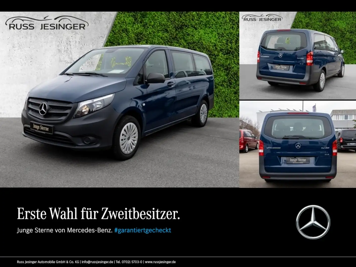 Mercedes-Benz Vito 114 CDI Tourer Pro 4x4 *Navi*Kamera*8-Sitze Bleu - 1