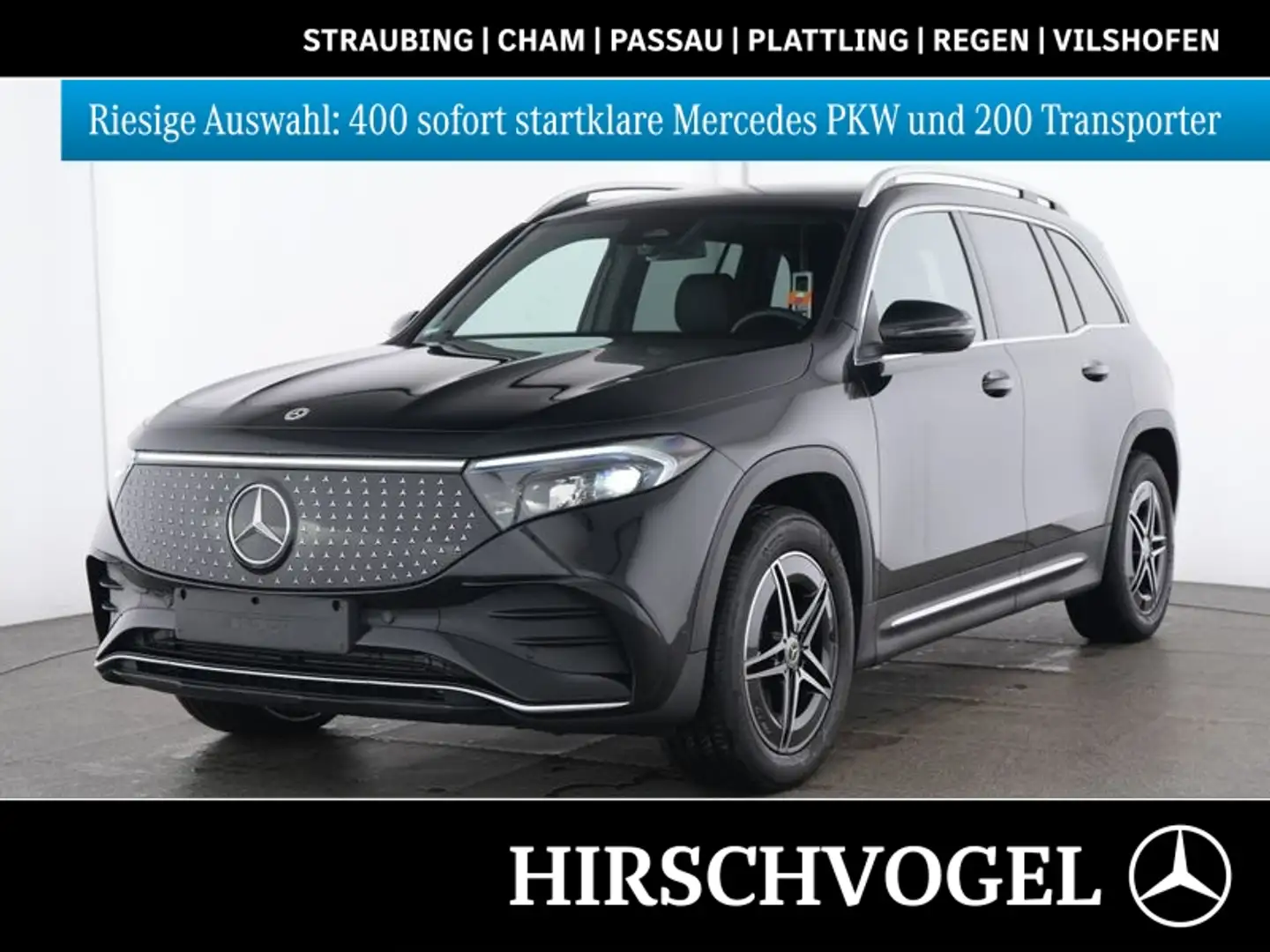 Mercedes-Benz EQB 350 4M AMG-Line+MBUX+Navi-Prem.+LED+Kam+PDC Schwarz - 1