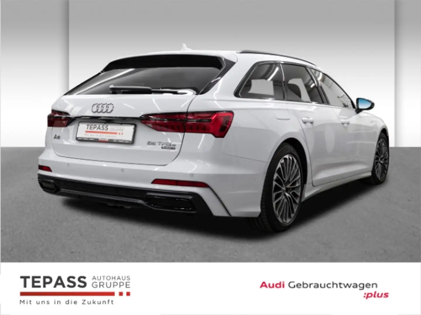 Audi A6 Avant 55 TFSI e S TRONIC SPORT AHK HUD MATRIX ACC Blanc - 2