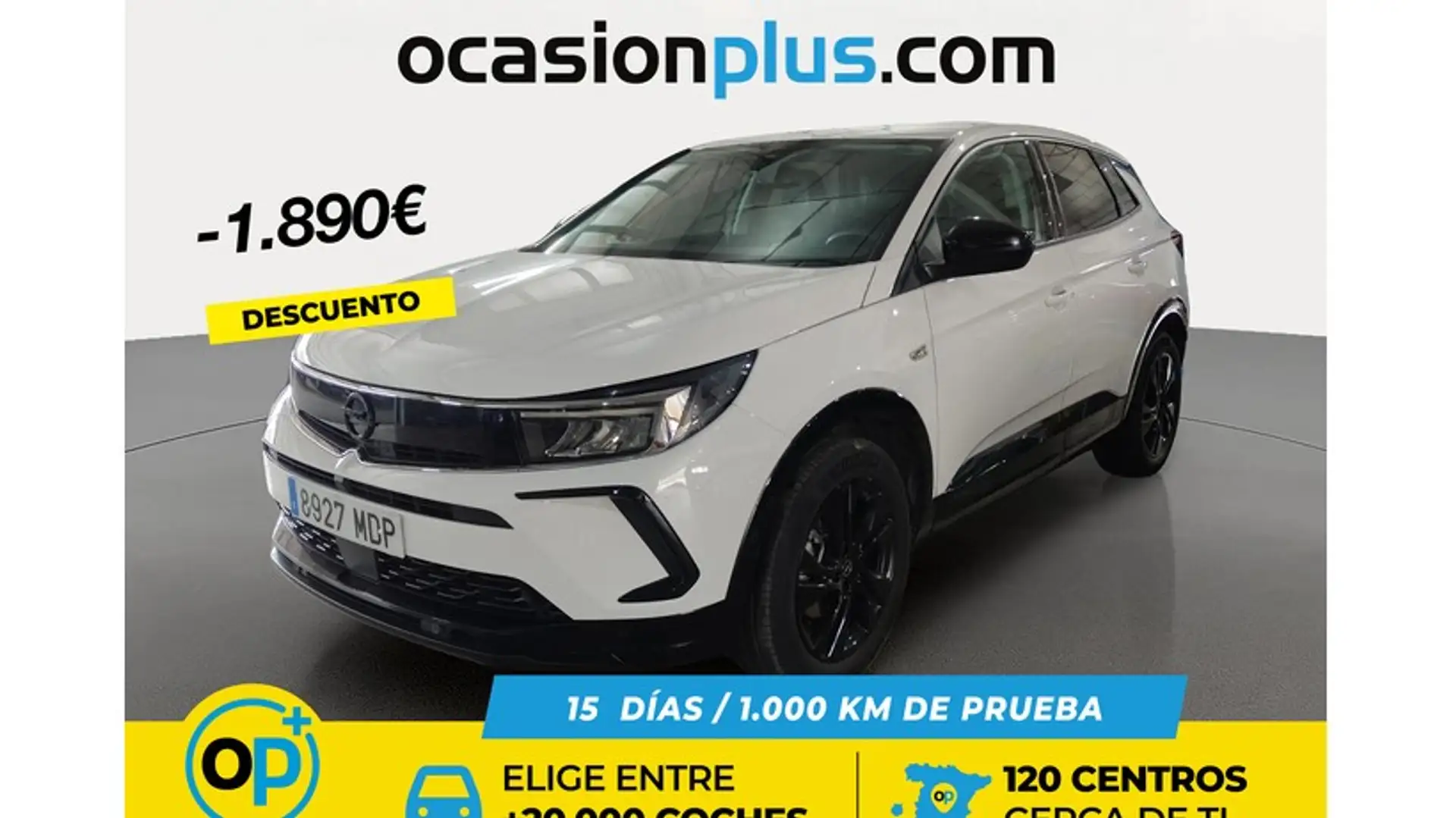 Opel Grandland 1.2T S&S GS Aut. 130 Blanc - 1