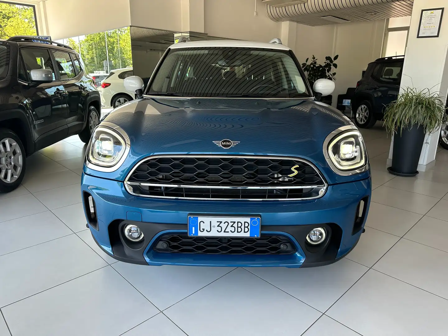MINI Cooper SE Countryman 1.5 all4 AUTOMATICA APPLE NAVI KM 22000 FULL OPT. Modrá - 2