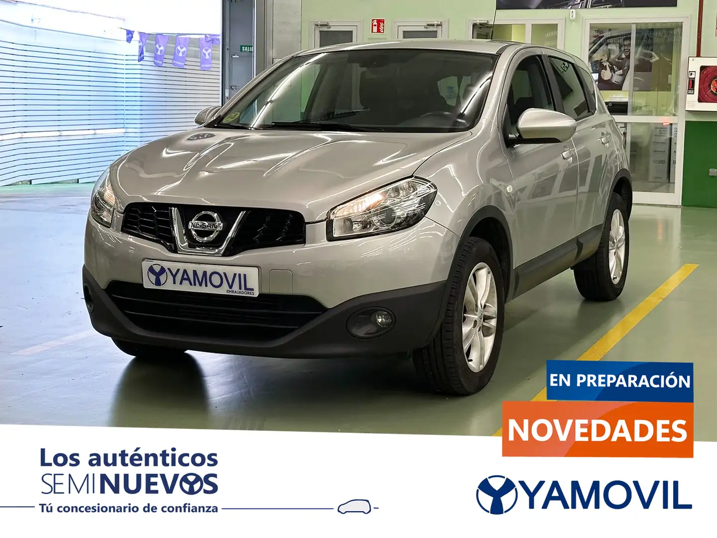 Nissan Qashqai 1.5dCi Acenta 4x2 Plateado - 1