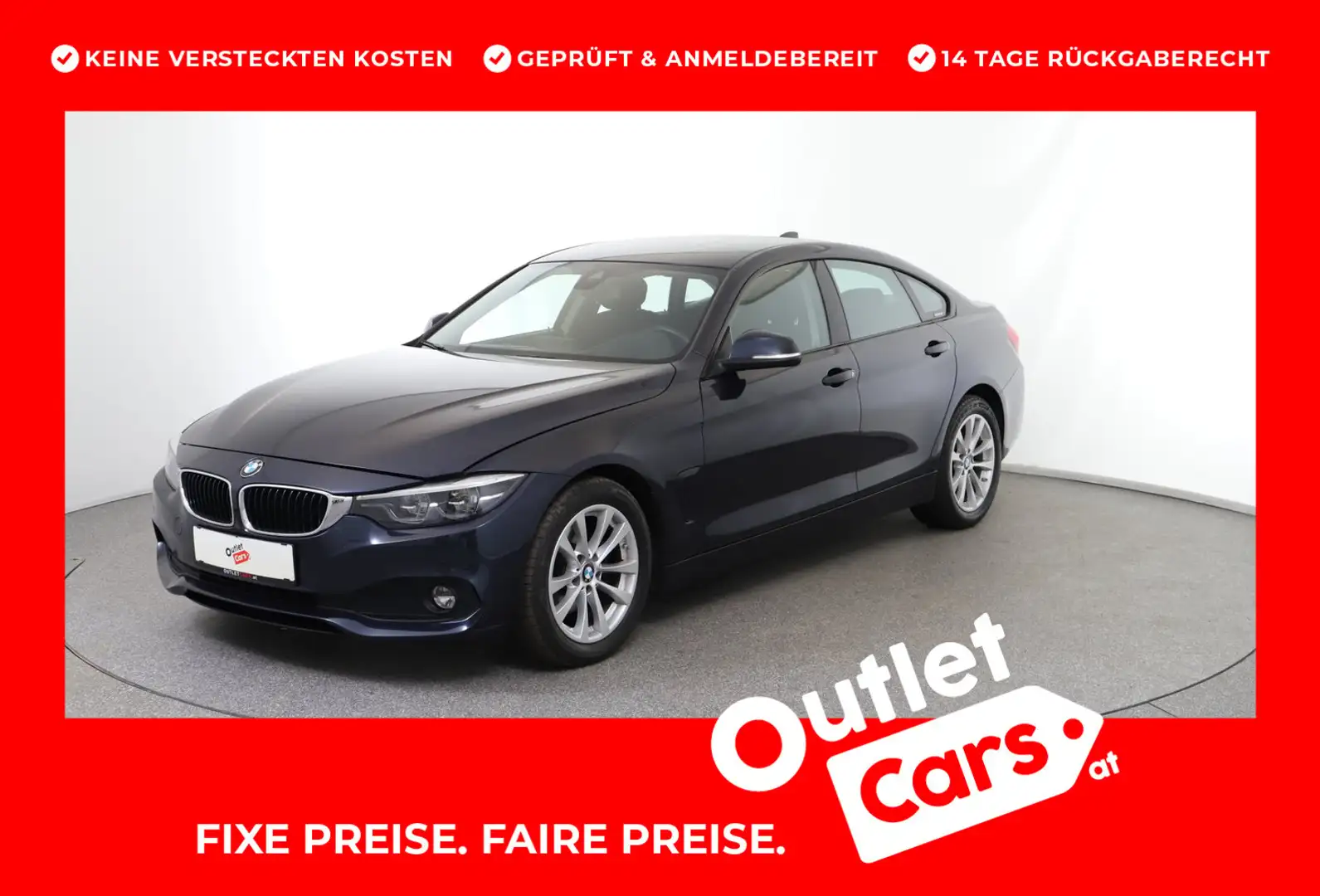 BMW 420 BMW 420d Gran Coupe Advantage Aut. Blau - 1