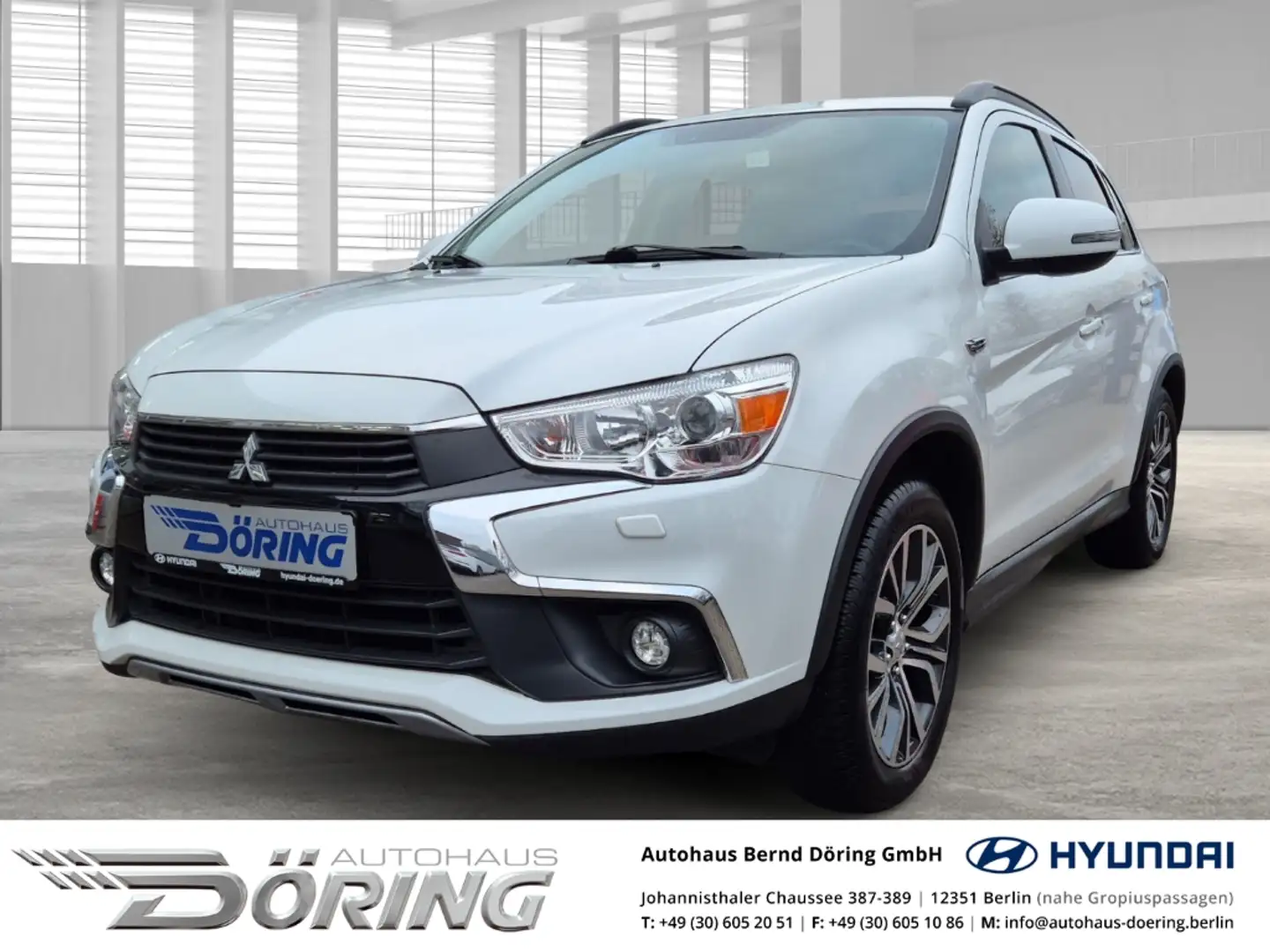 Mitsubishi ASX Diamant Edition 1.6 117 PS Einparkhilfe Weiß - 1