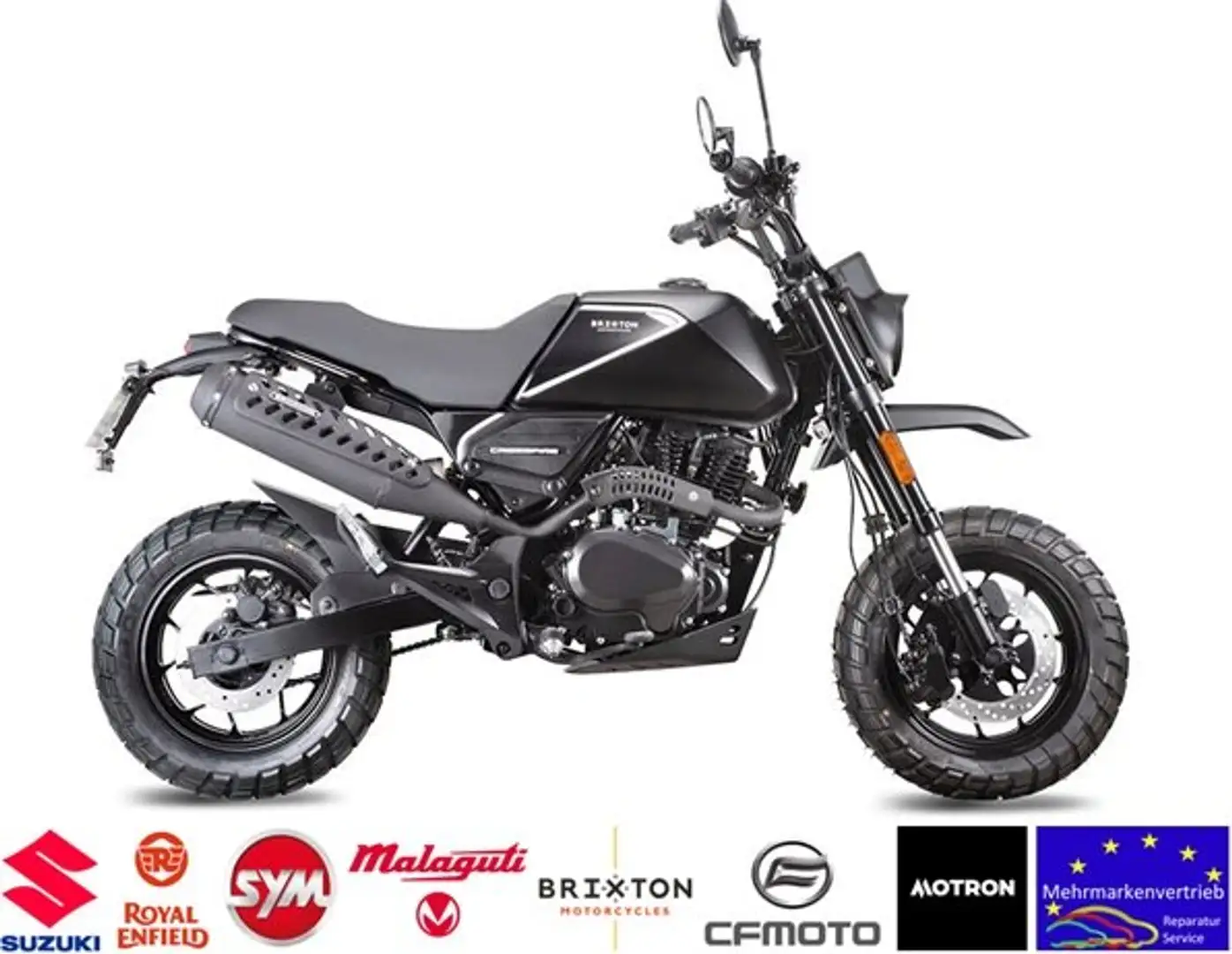 Brixton Crossfire 125 XS *SOFORT!* *ideal für Wohnmobil, 98 cm hoch* Noir - 1