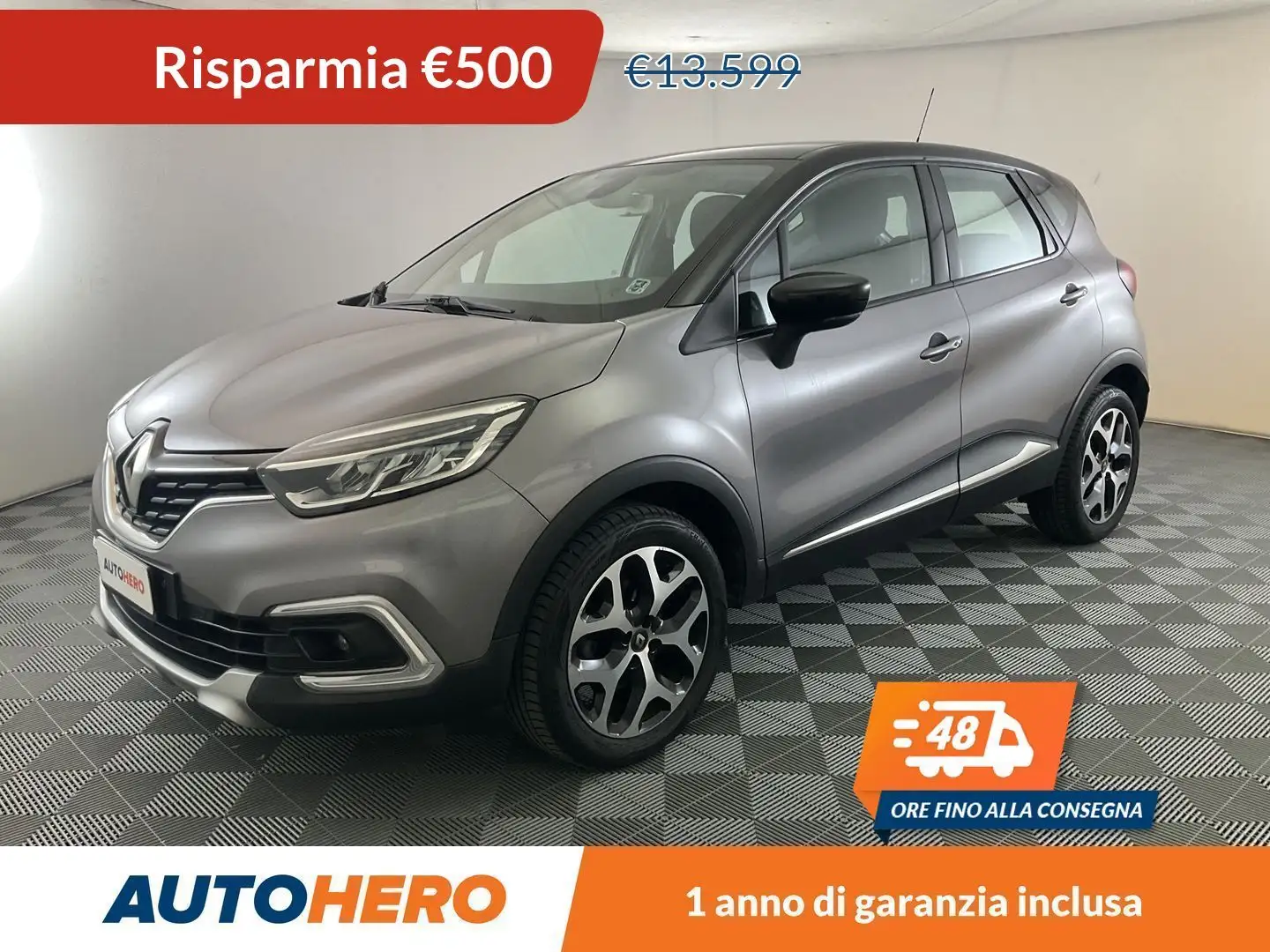 Renault Captur 1.5 dCi Energy Intens 90 CV Szary - 1