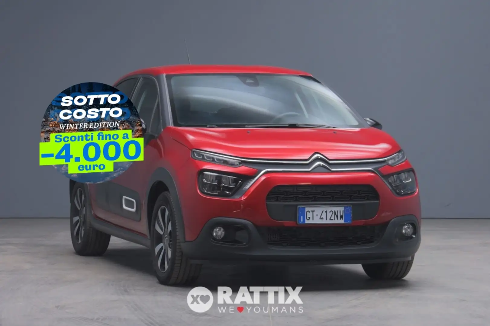 Citroen C3 1.2 Puretech 110CV Max Rosso - 1