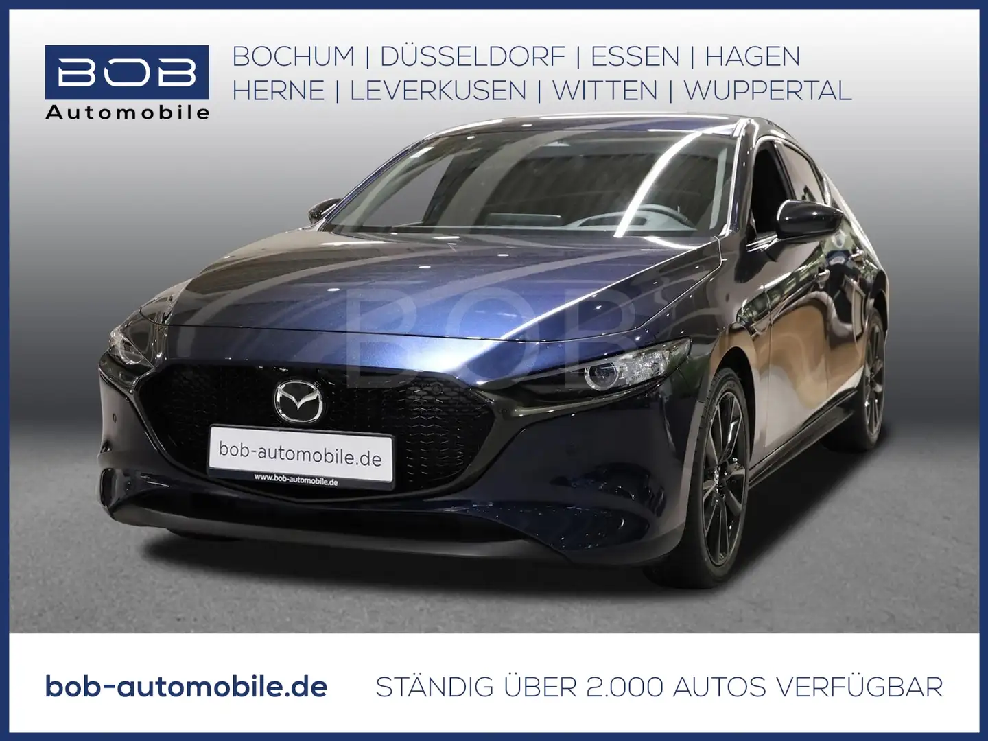 Mazda 3 G 140 Homura NAVI SHZ PDC KLIMA LM-Felgen Blau - 1