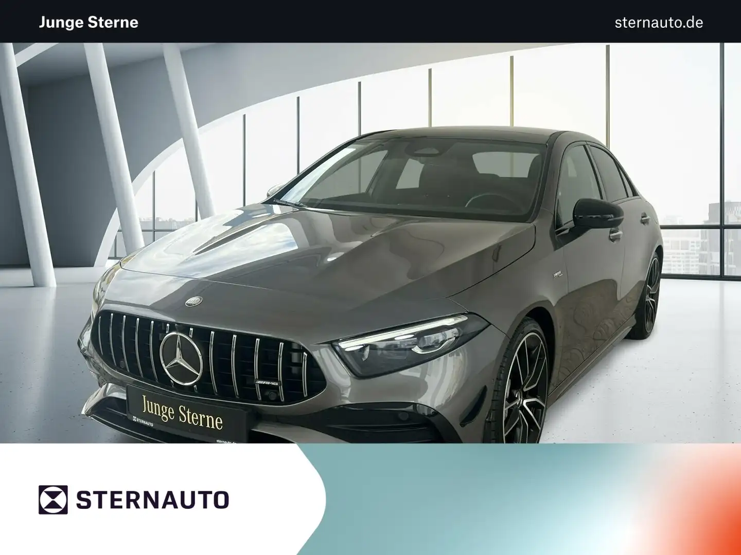 Mercedes-Benz A 35 AMG A 35 AMG 4M Limousine Pano-Dach/Multibeam/Kamera Gris - 1