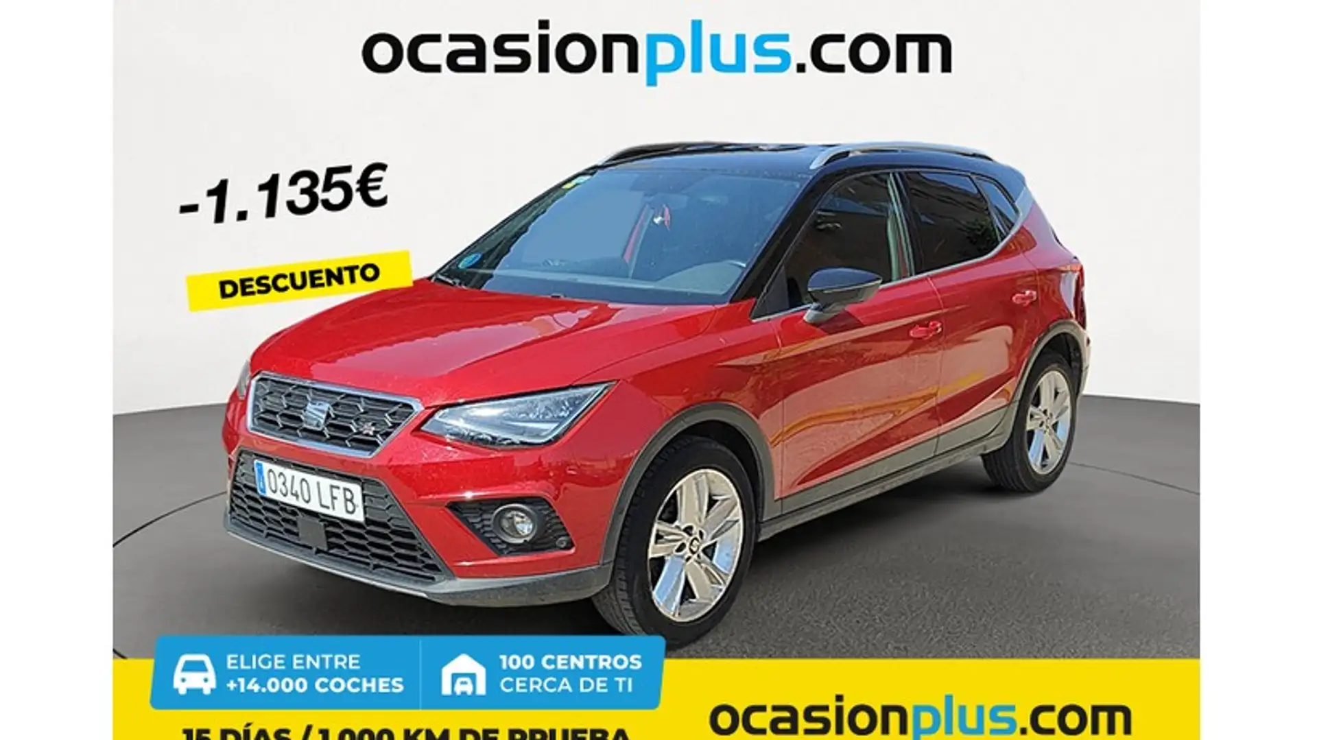 SEAT Arona 1.0 TGI S&S FR 90 Rojo - 1