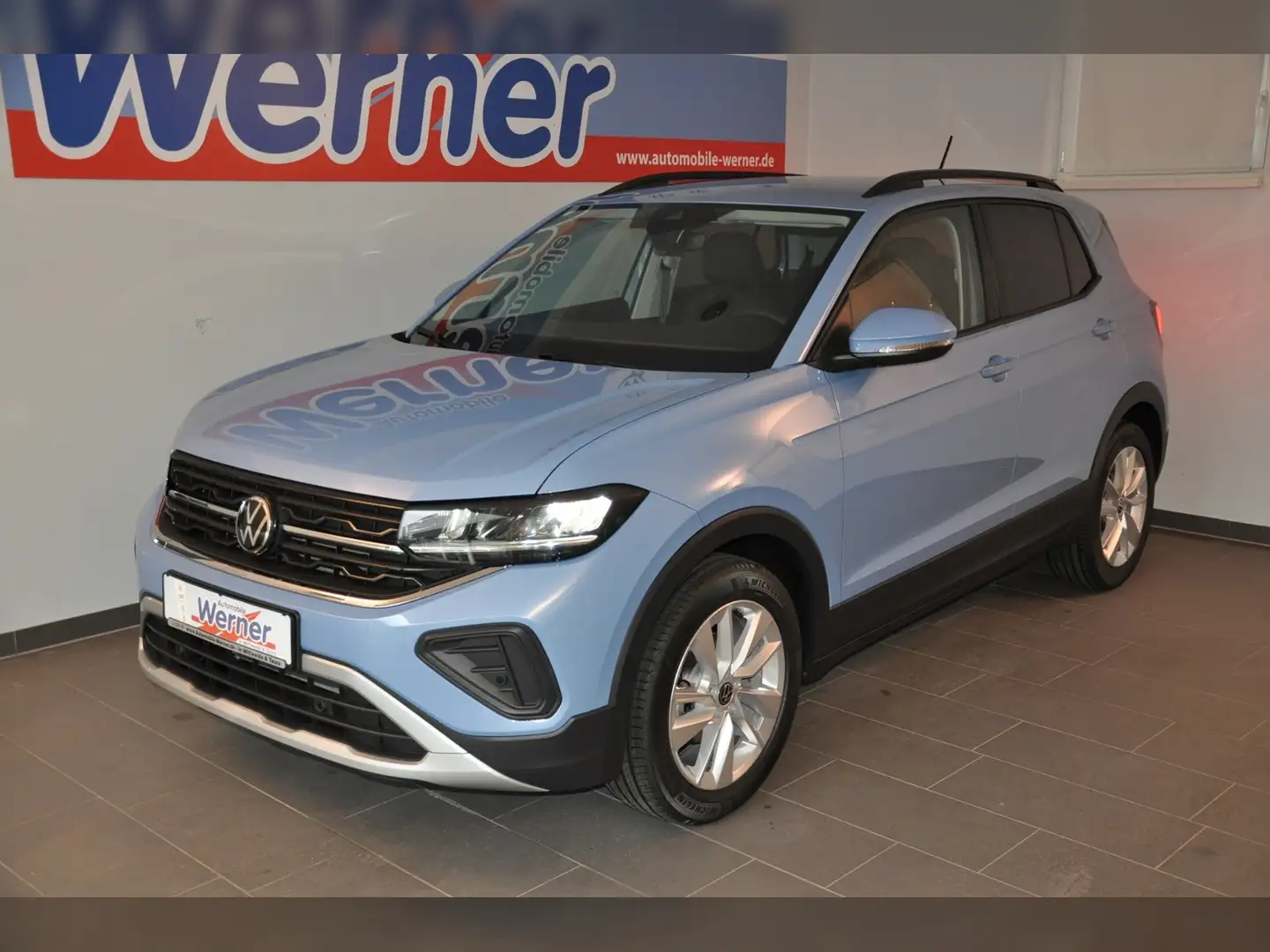 Volkswagen T-Cross Life 1.0TSI App-Navi LED ACC Blauw - 2