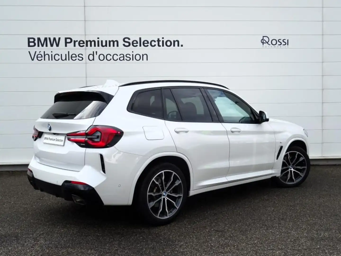 BMW X3 xDrive20d 190ch M Sport Blanc - 2