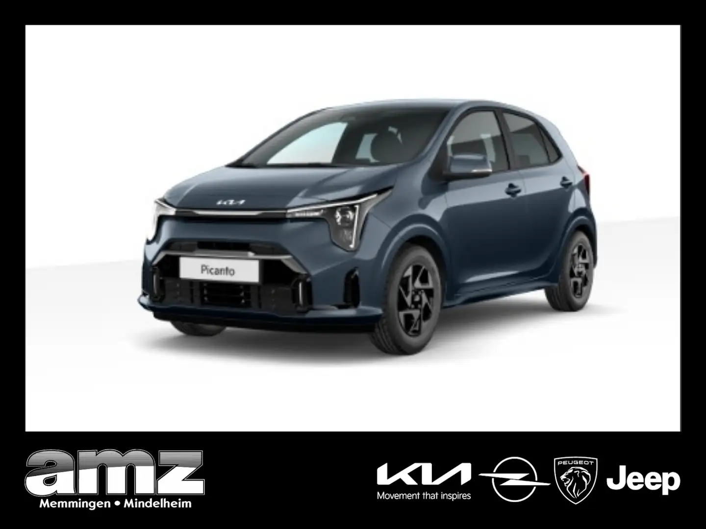 Kia Picanto 1.0 Vision *Abstandtempomat*Navi*KAM* Blau - 1