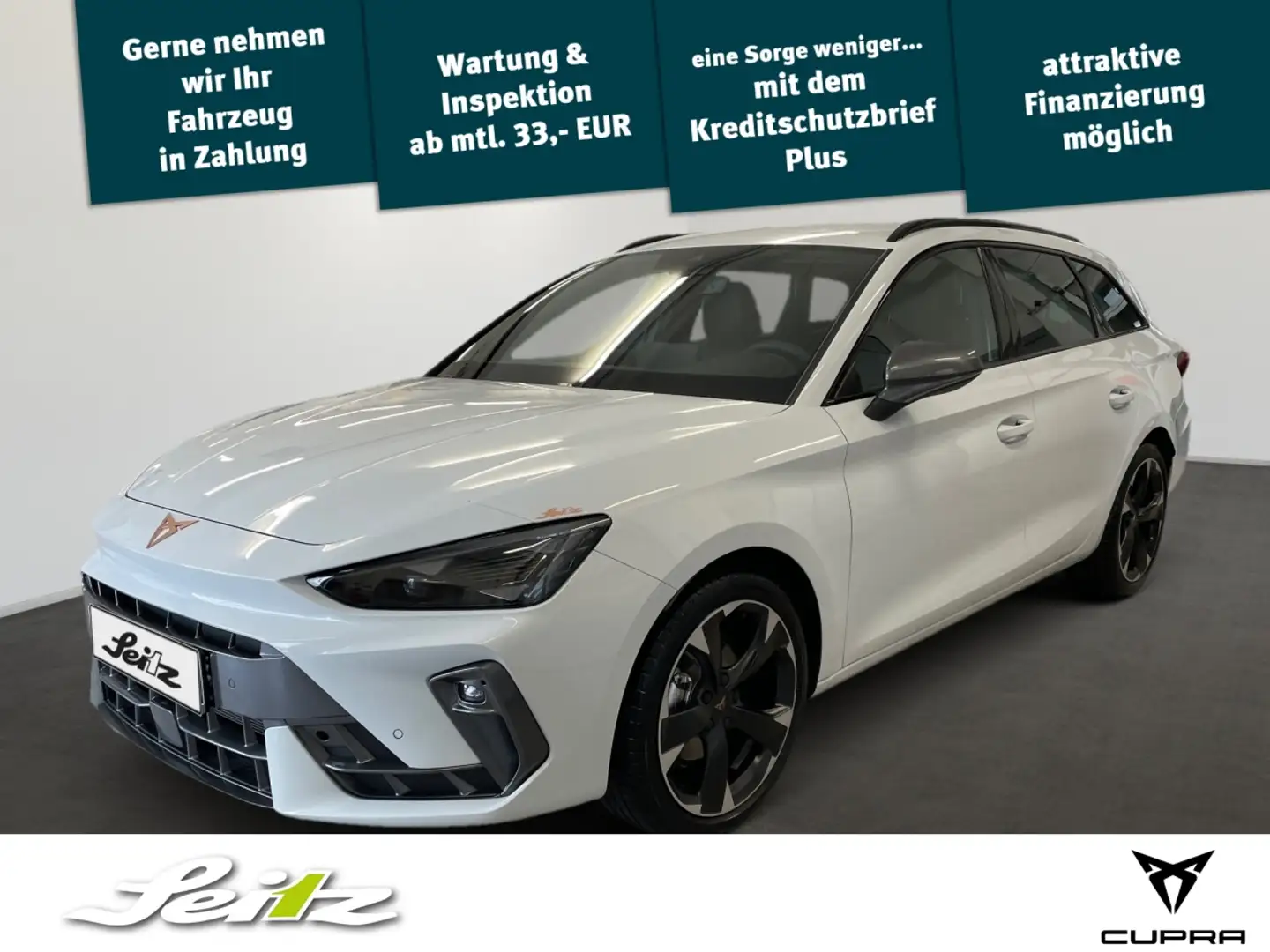 CUPRA Leon Sportstourer 1.5 eTSI *AHK*KAMERA*LED*SITZH* Weiß - 1