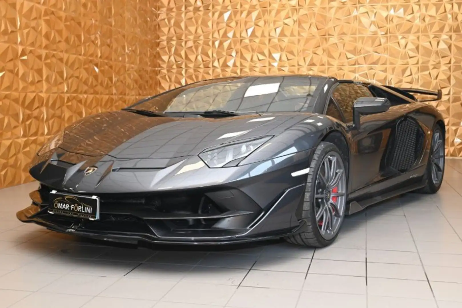 Lamborghini Aventador SVJ 6.5 V12 ROADSTER AD PERSONAM ALA CARBONIO FULL Gris - 1