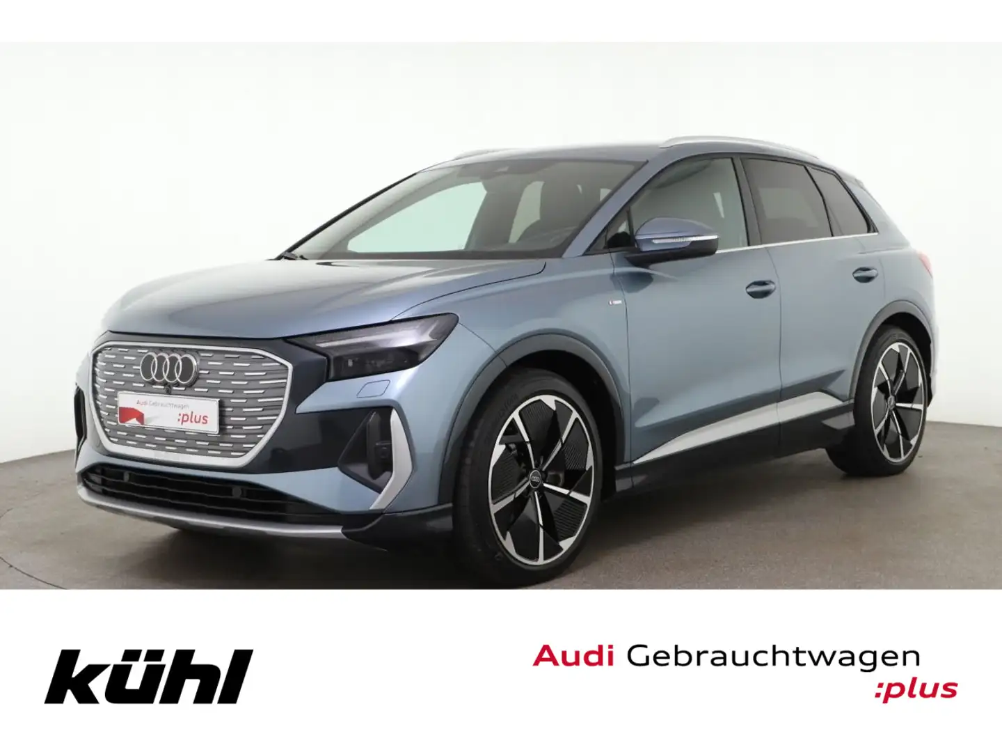 Audi Q4 e-tron 40 S-Line LED/ACC/HuD/Kamera/Navi/AHK Blau - 1