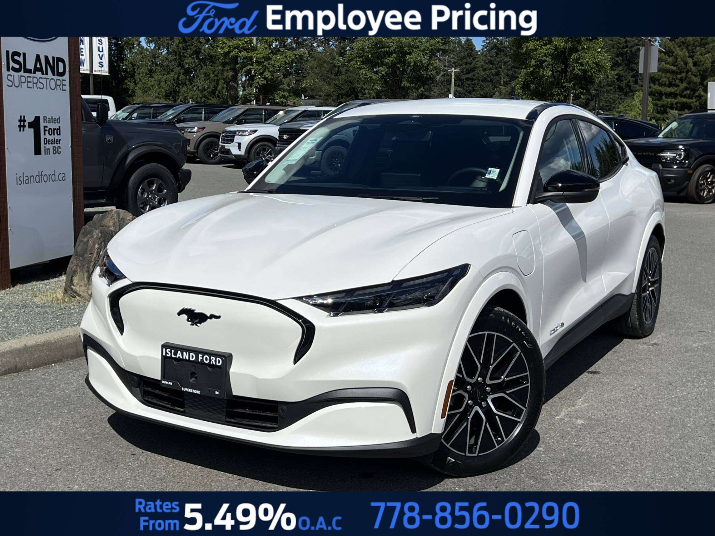 White 2026 Ford Mustang Mach-E SUV / Crossover All-Wheel Drive 1-Speed Automatic