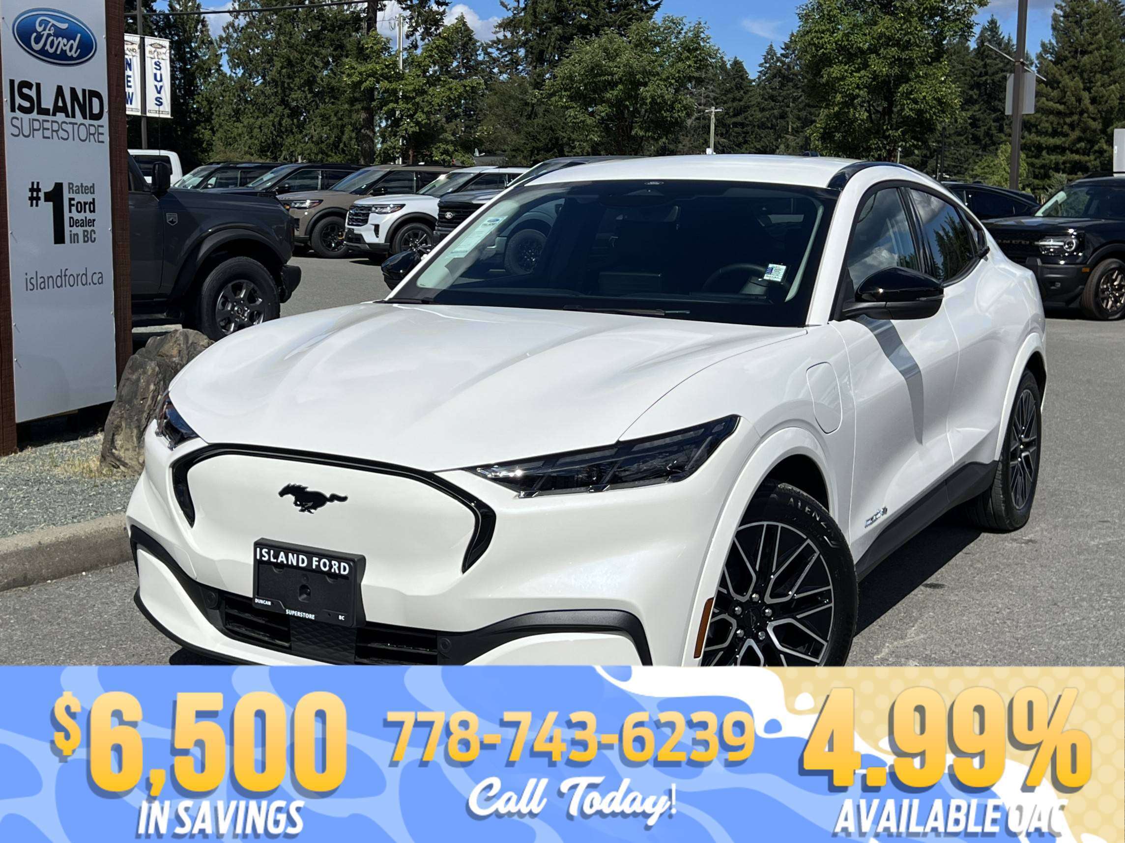 White 2026 Ford Mustang Mach-E SUV / Crossover All-Wheel Drive 1-Speed Automatic