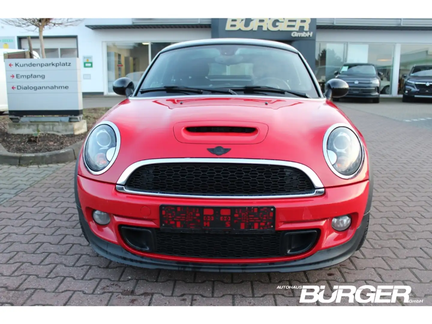 MINI Cooper S Coupe Navi Leder HarmanKardon Bi-Xenon Klimaautom Ambien Rot - 2