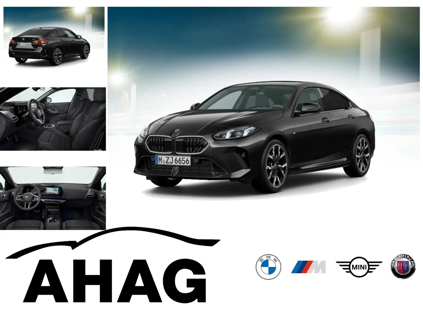 BMW 214 220 Gran Coupe Navi DSG Tempom.aktiv Panoramadach Černá - 1