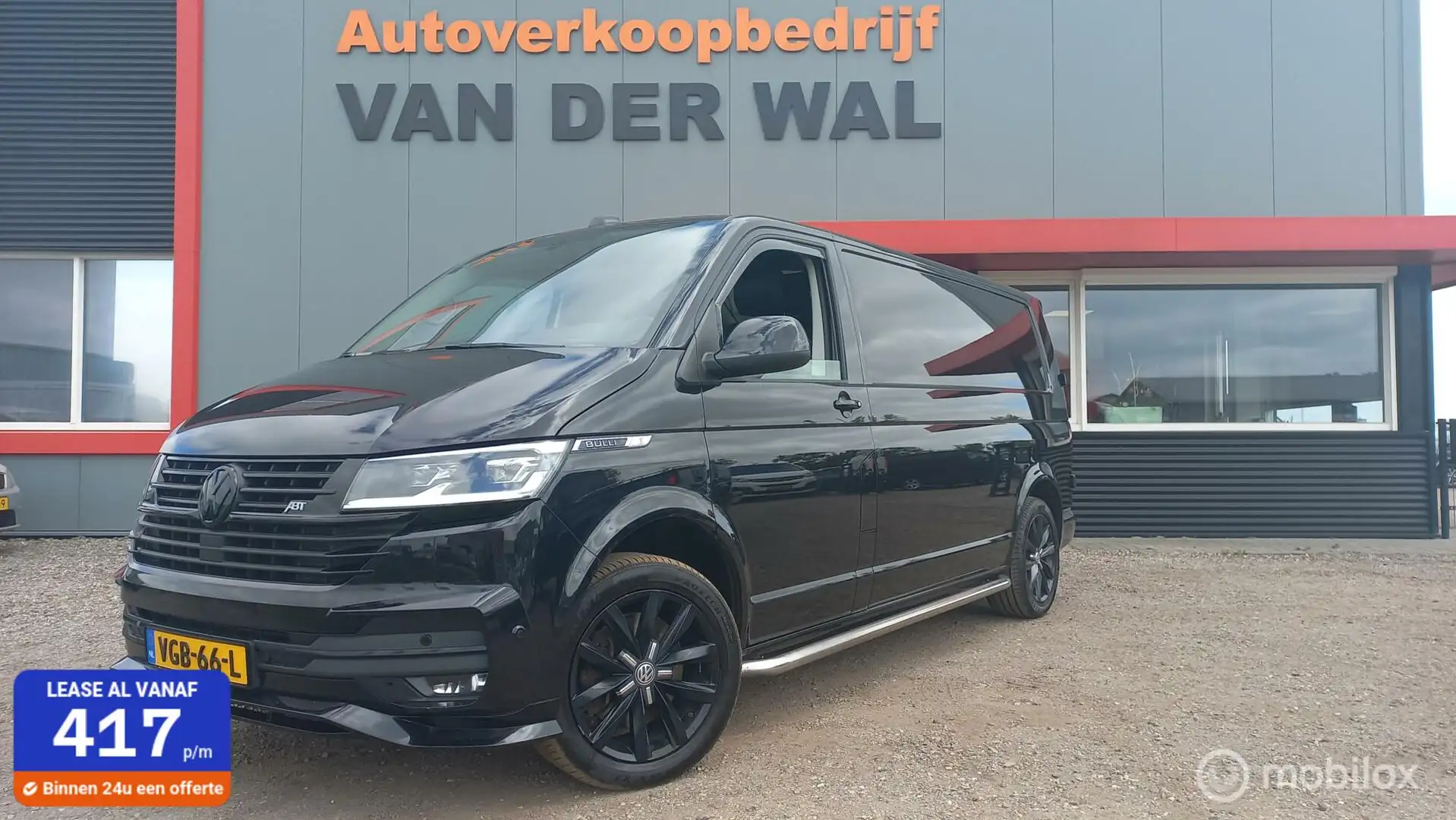 Volkswagen T6.1 Transporter 2.0 TDI L2H128 Bulli/ABT Negro - 1
