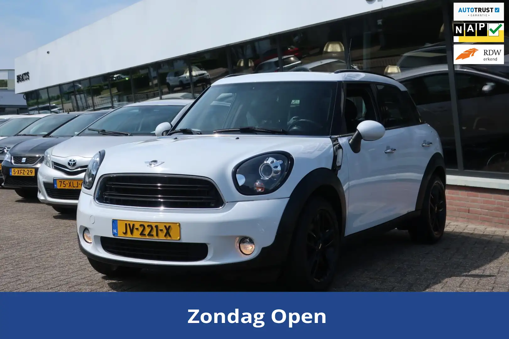 MINI One Countryman Mini 1.6 Knockout Edition 1e EIG_XENON_NAVI_17-INC Blanc - 1