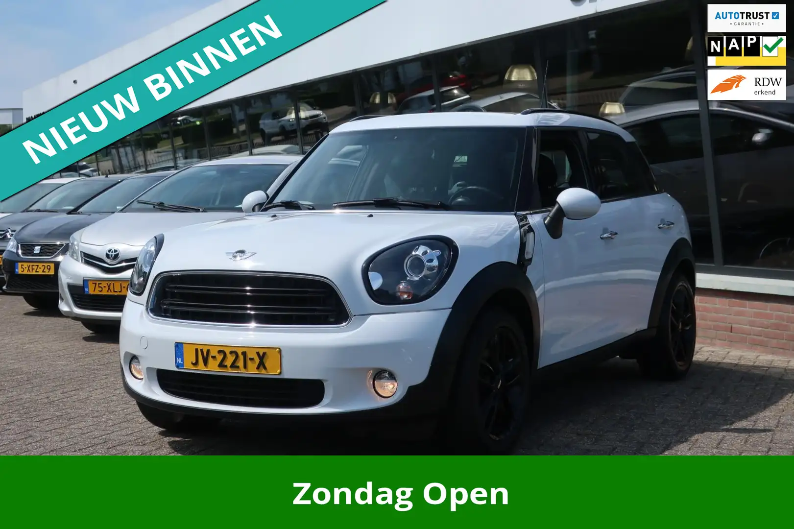 MINI One Countryman Mini 1.6 Knockout Edition 1e EIG_XENON_NAVI_17-INC Blanc - 1