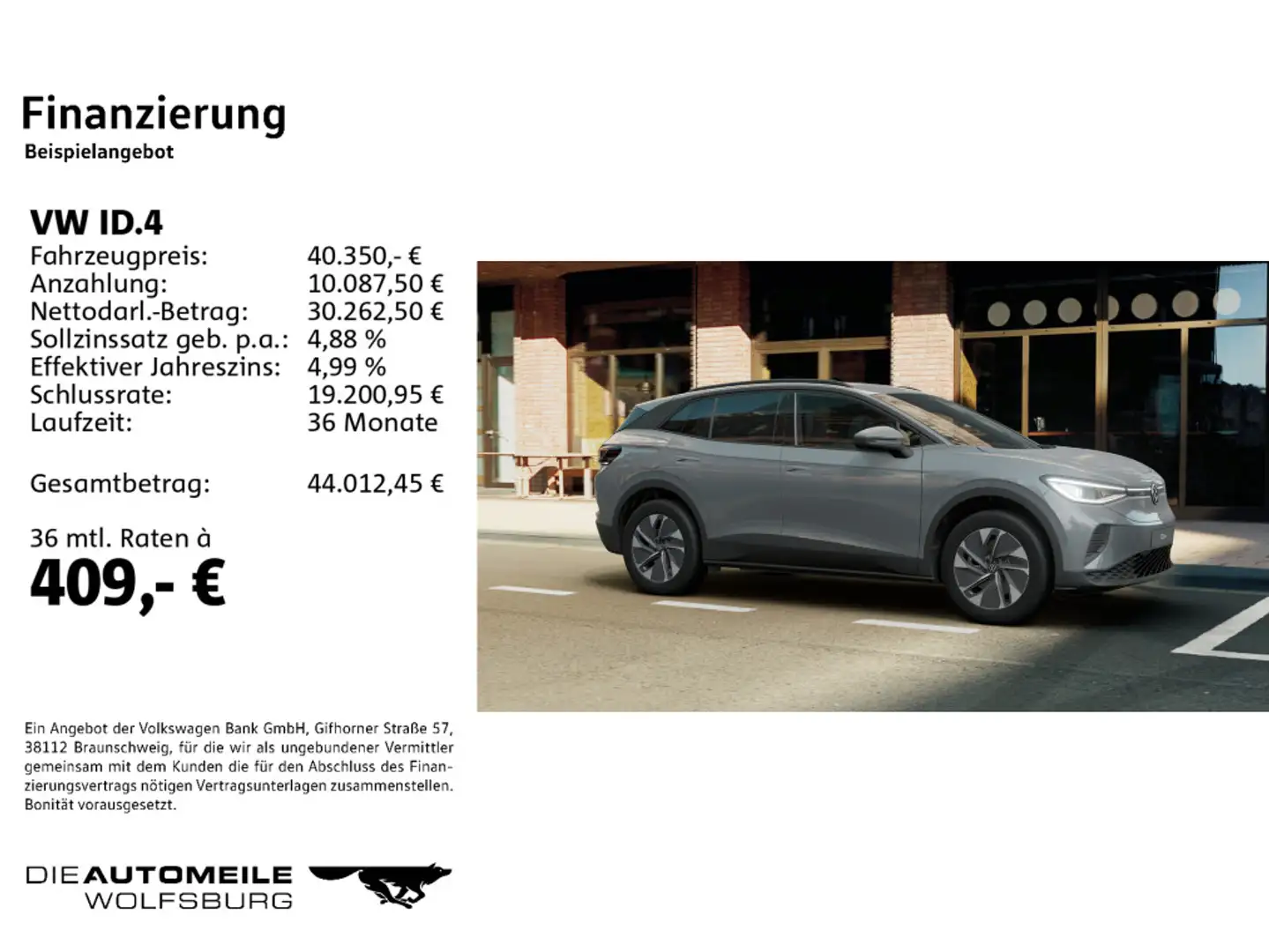 Volkswagen ID.4 Pro HeadUp/Matrix/H+K/AHK/ACC Grau - 2