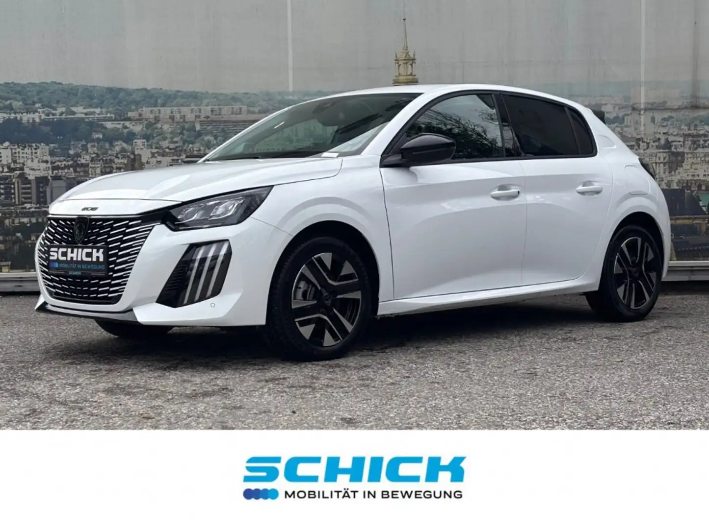 Peugeot 208 Allure Hybrid 100 e-DCS6 Weiß - 1