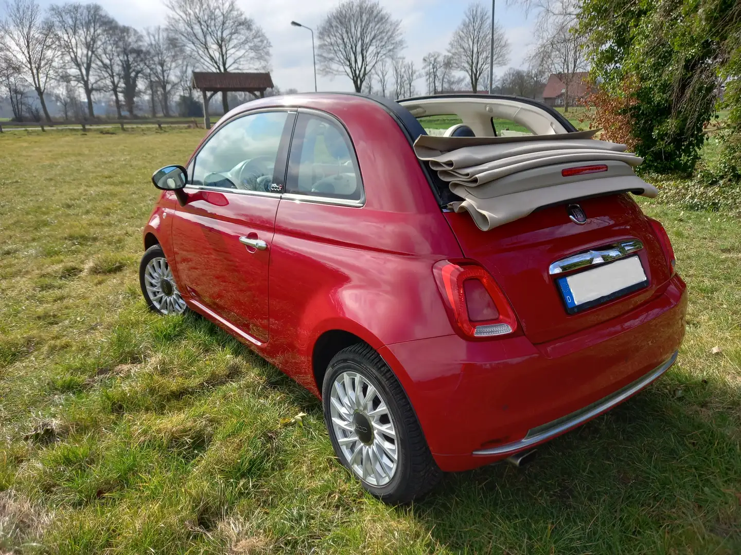 Fiat 500C 500 1.2 8V Lounge Rot - 2