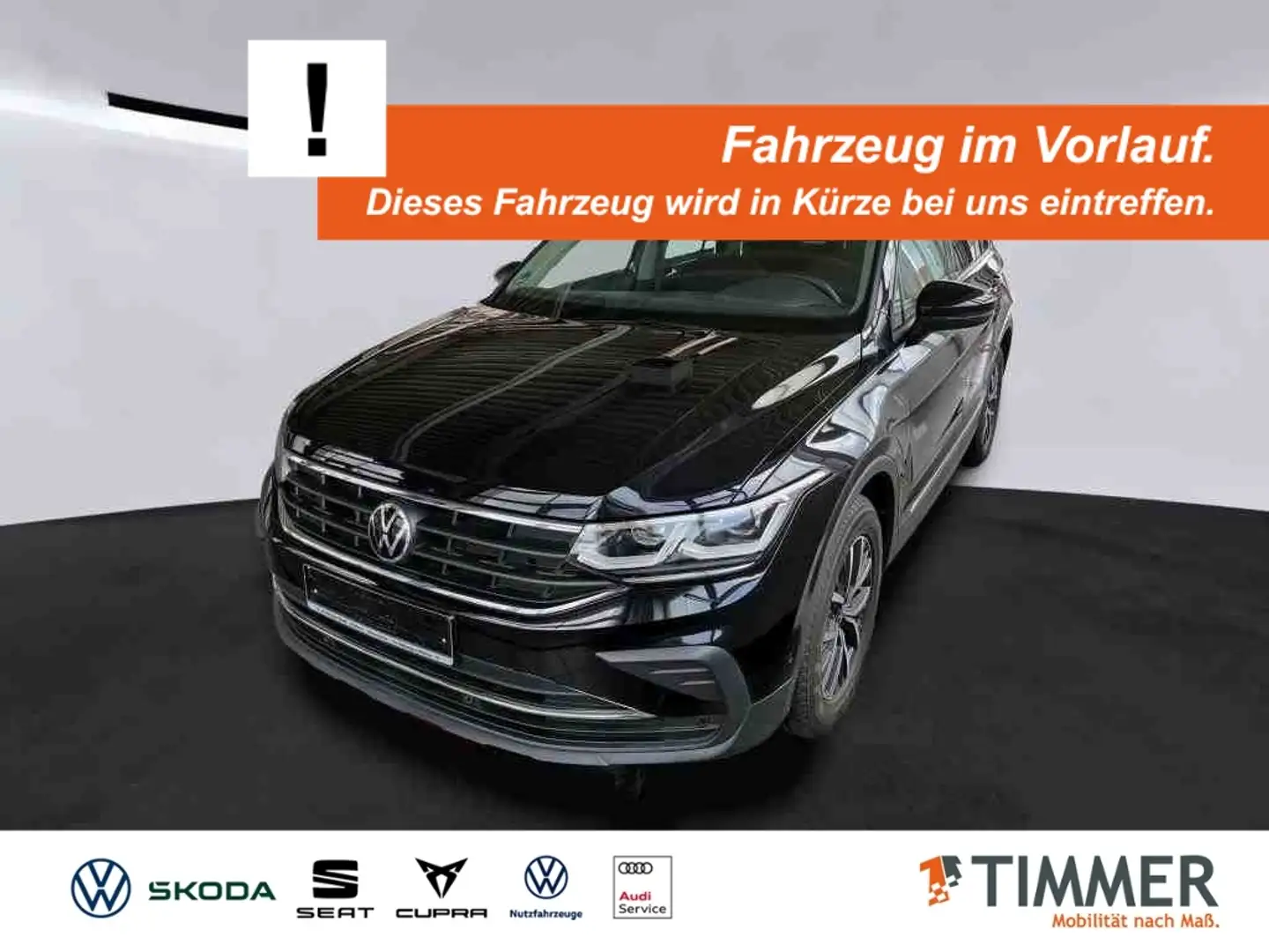 Volkswagen Tiguan 2.0 TDI DSG LIFE *IQ.LIGHT *AHK *STHZG *ACC *RKAM Schwarz - 1