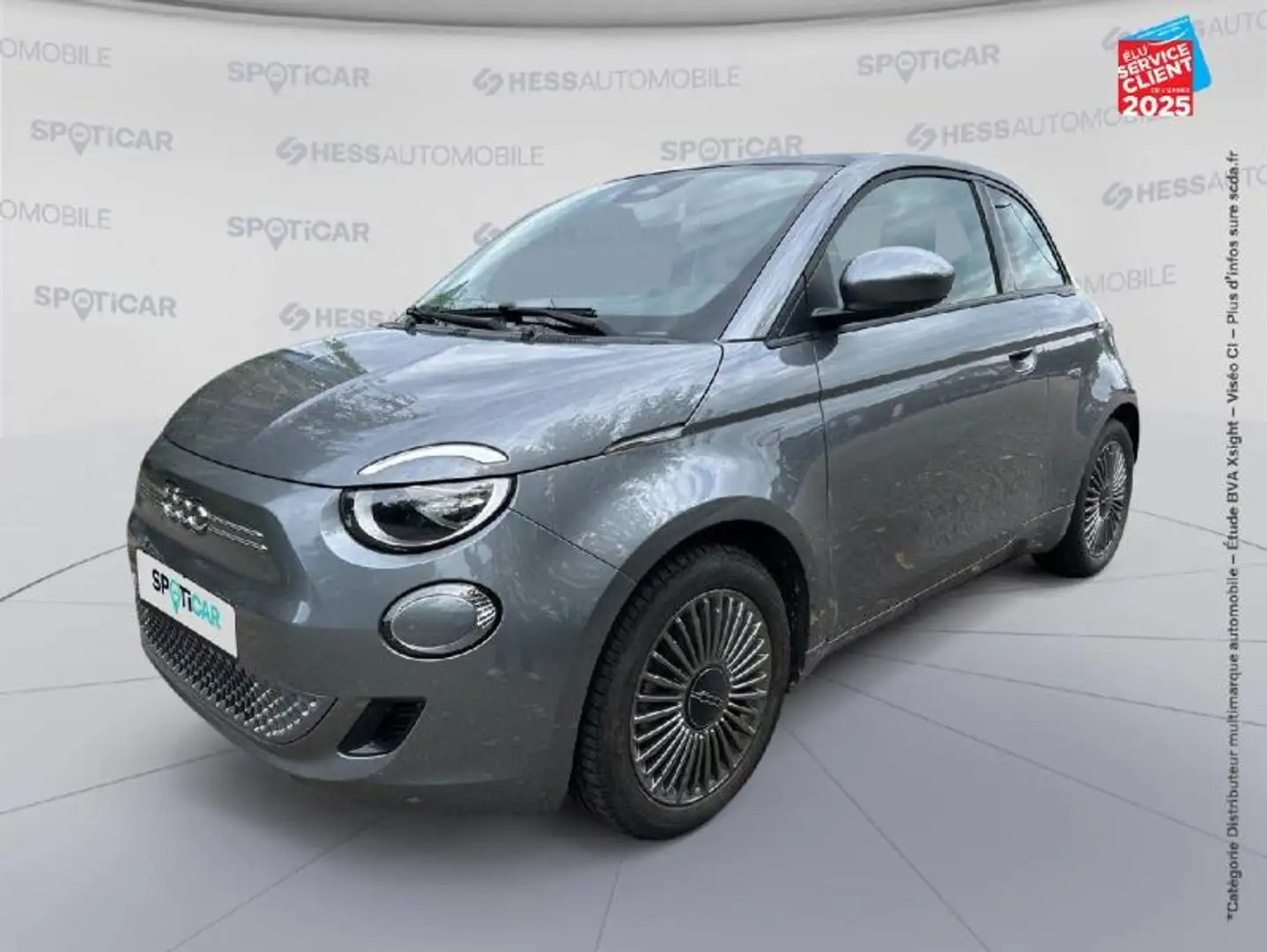 Fiat 500e e 118ch Icône Gris - 1