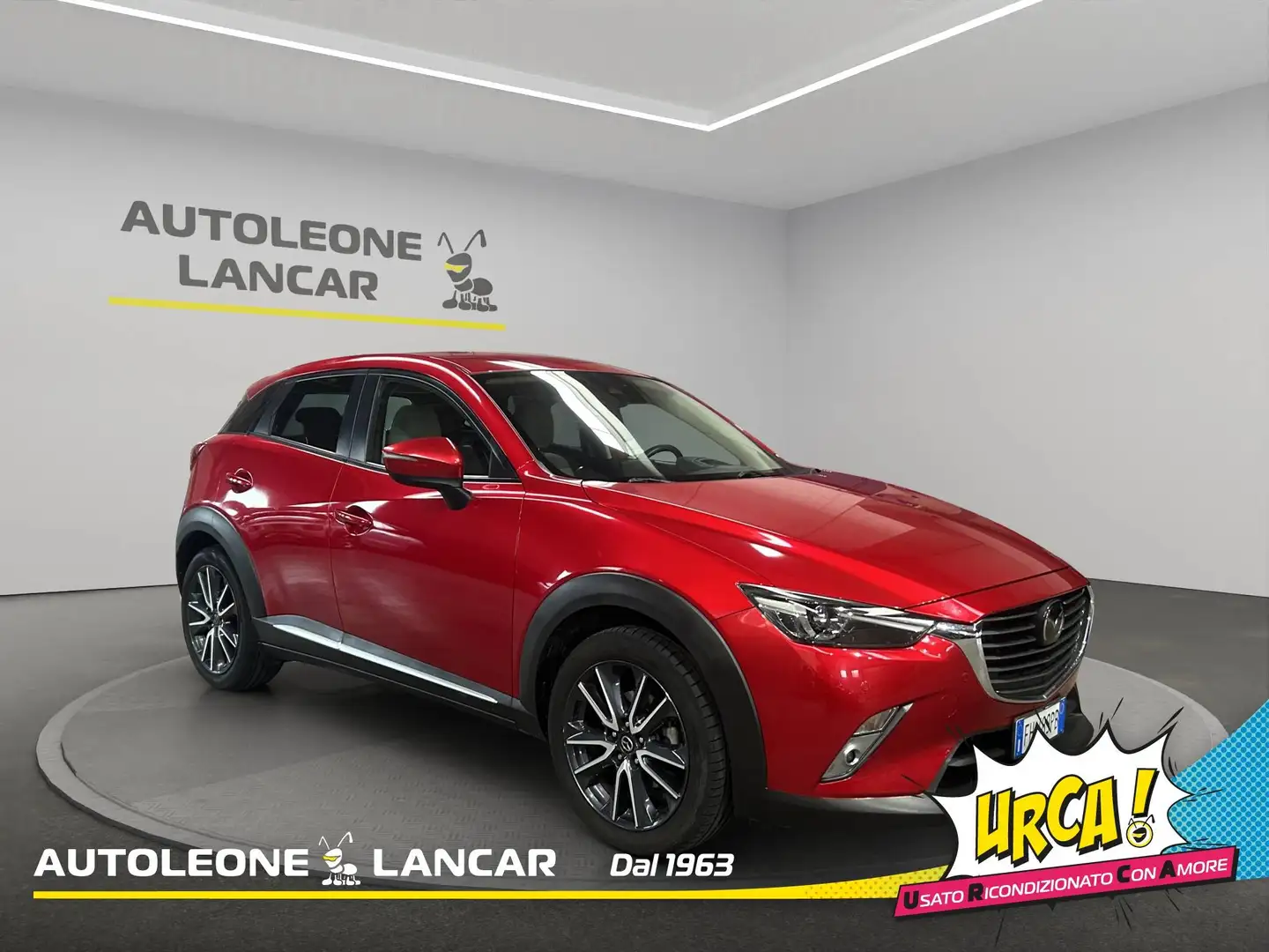Mazda CX-3 1.5d Exceed awd 105cv Automatica 1 PROPRIETARIO Rosso - 1