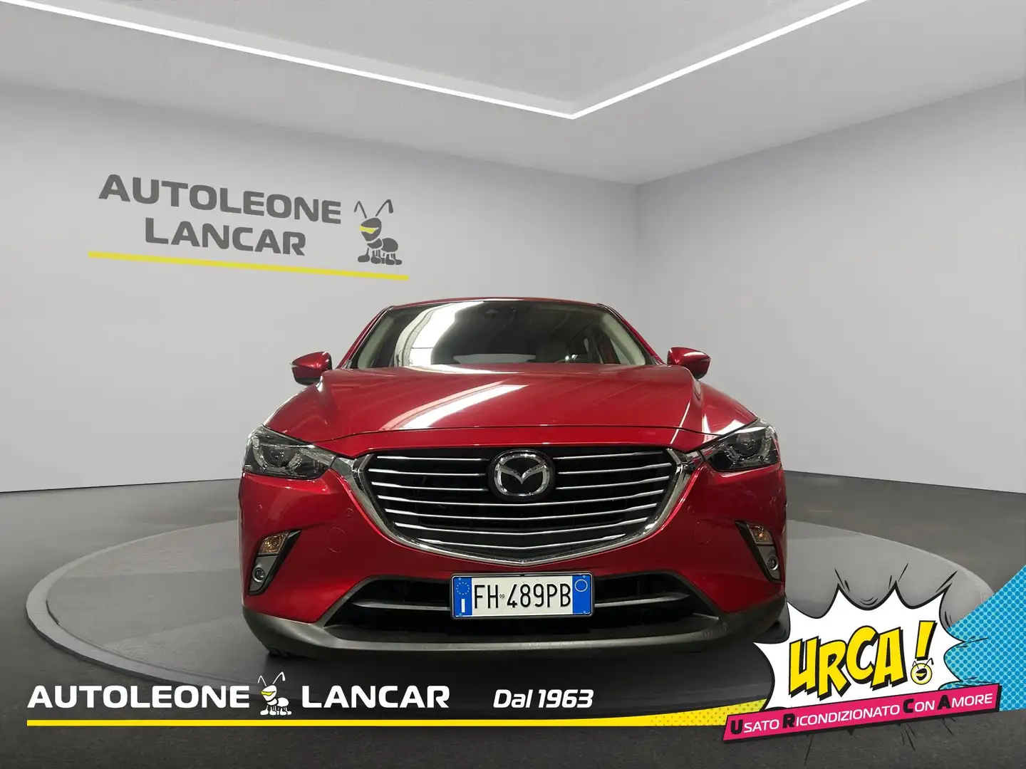 Mazda CX-3 1.5d Exceed awd 105cv Automatica 1 PROPRIETARIO Rosso - 2