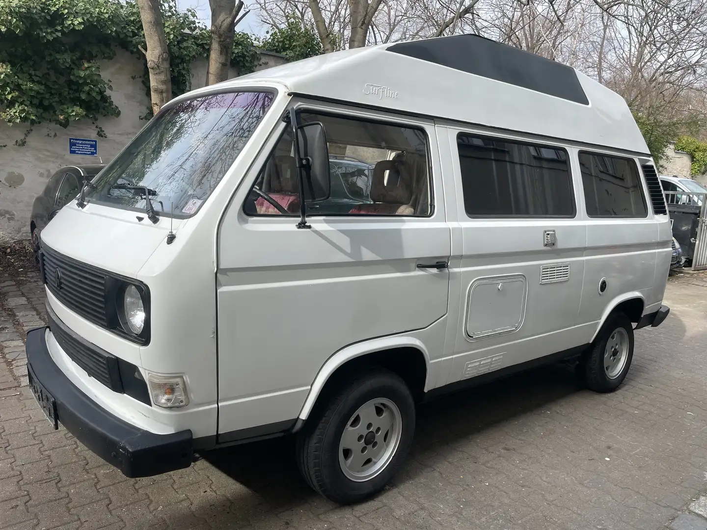 Volkswagen T3 Wohnwagen H Kennzeichen Blanco - 2