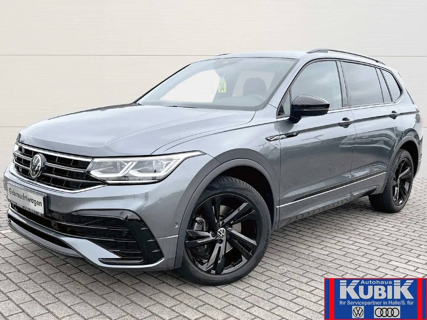 Volkswagen Tiguan Allspace R-Line Black Style 2,0 TDI 4motion DSG+IQ.Light+19 Grau - 2