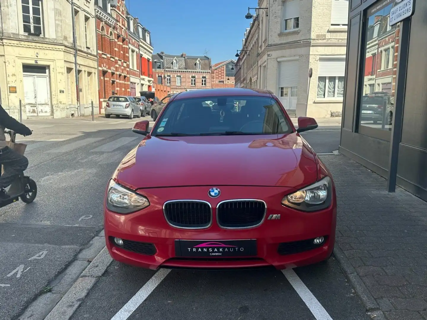 BMW 114 SERIE F20 114d 95 ch 112g Business/Start Edition / Rouge - 2