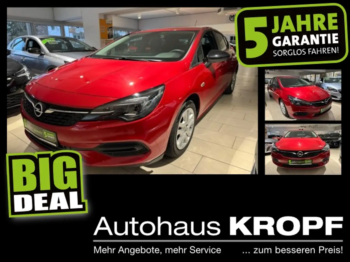 Opel Astra K 1.2 Turbo Edition LED|Kamera|PDC|SHZ Red - 1