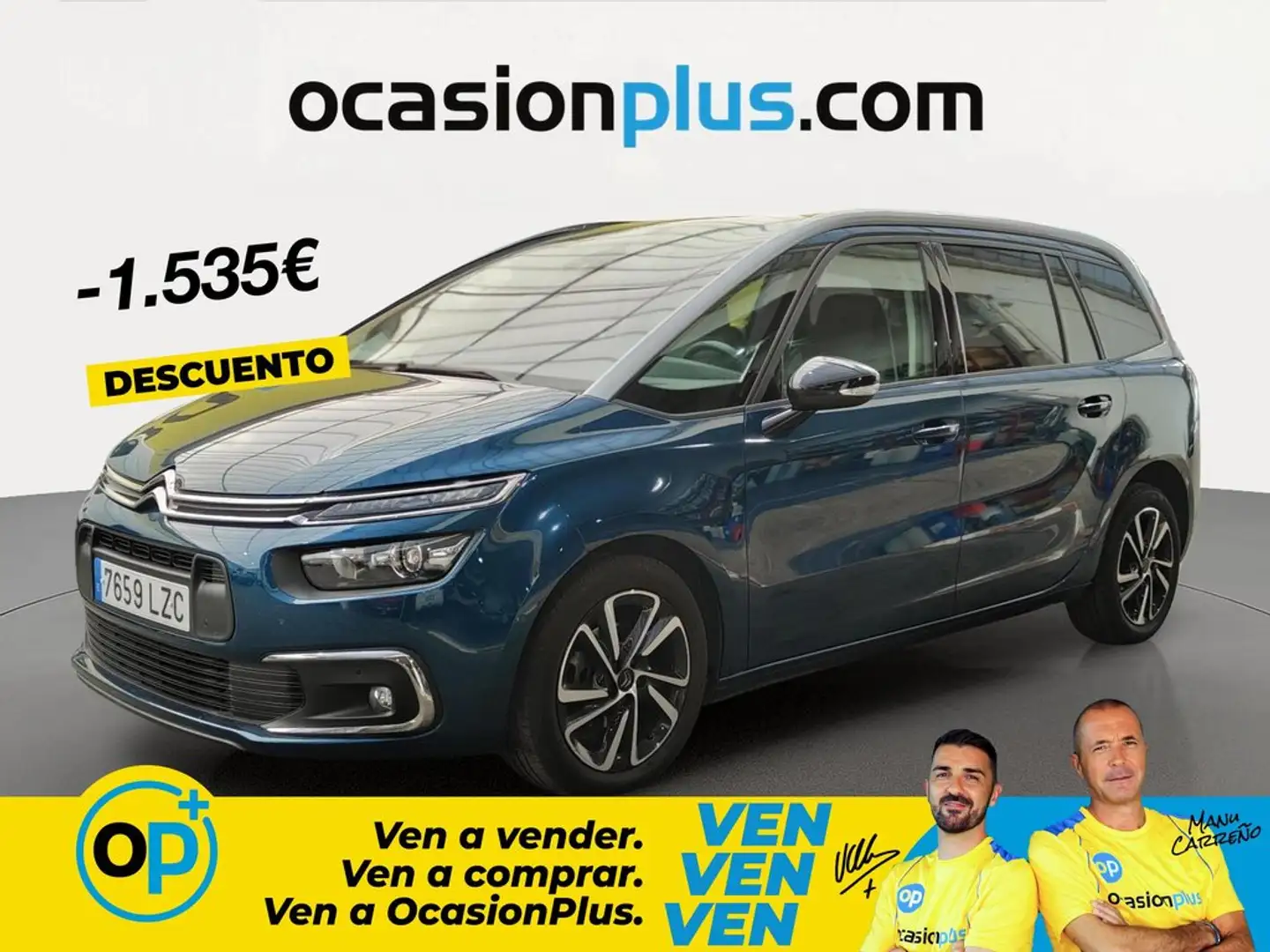 Citroen C4 Grand Spacetourer 1.2 PureTech S&S Shine 130 Azul - 1