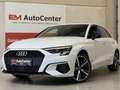 Audi A3 40 TFSIe Shadow S Tronic Matrix-CAM-CarPlay-Keyles Blanc - thumbnail 1