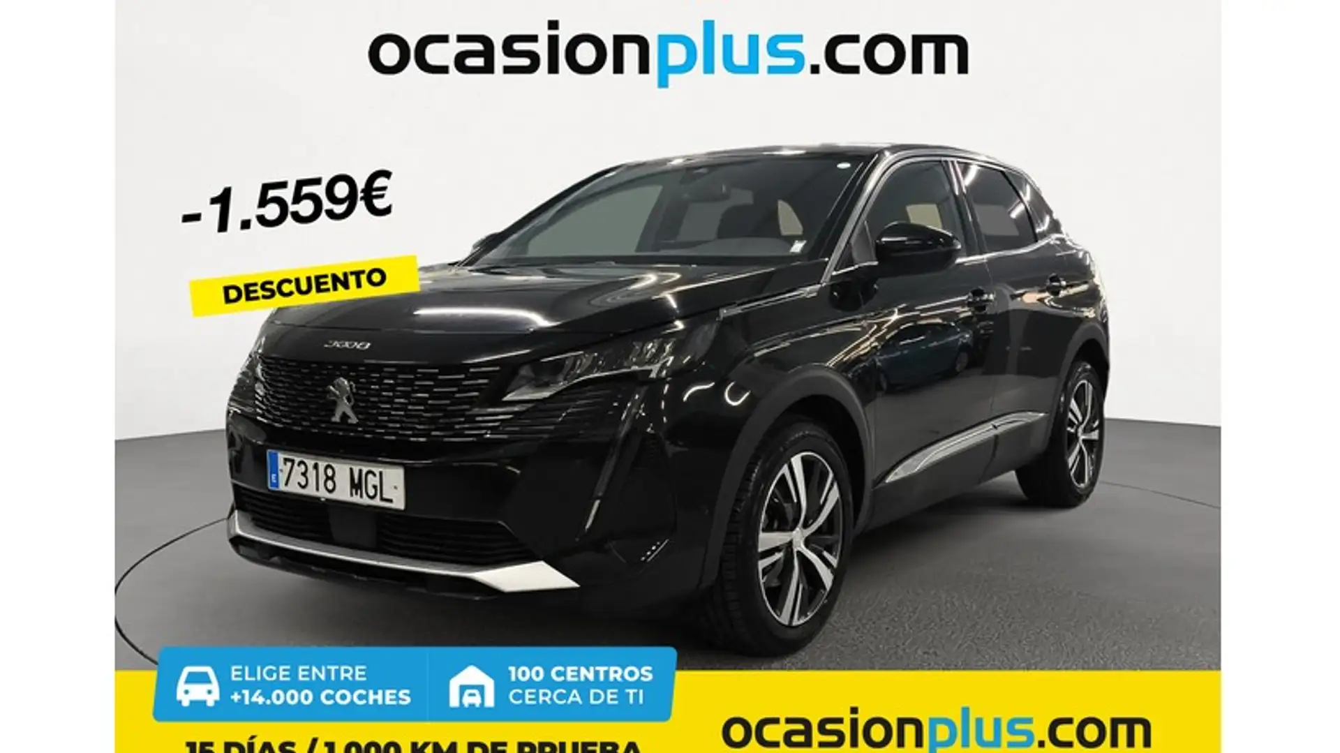 Peugeot 3008 1.2 PureTech S&S Allure 130 Noir - 1