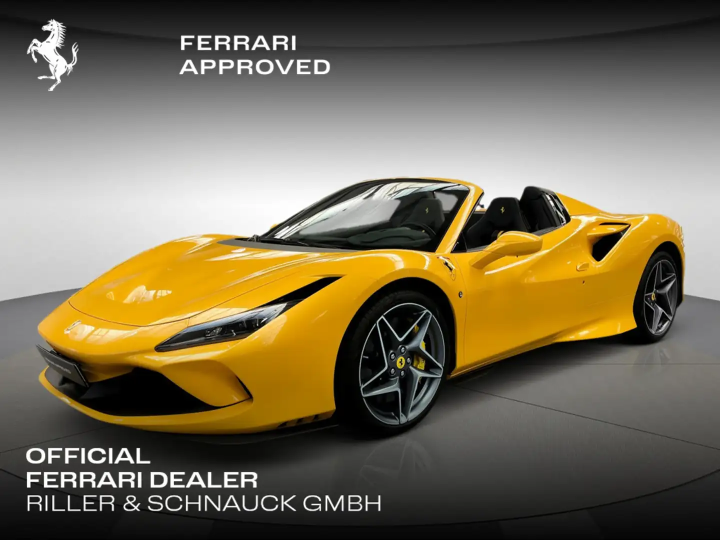 Ferrari F8 Spider *Giallo//Nero - Painted Shields* Galben - 1