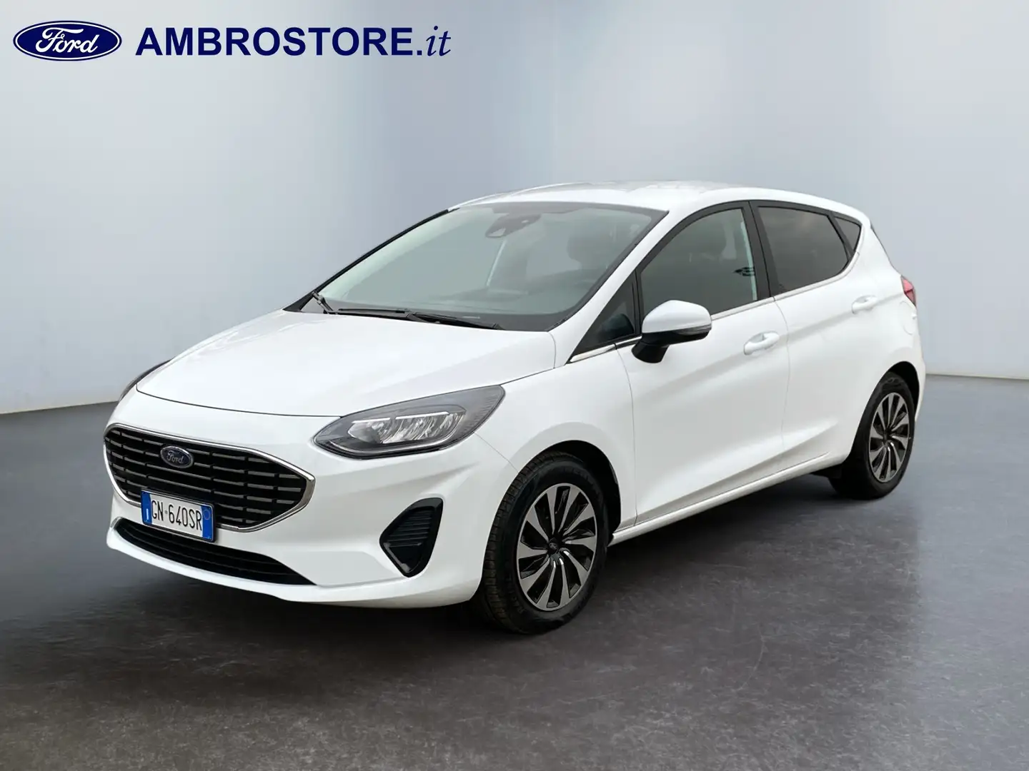 Ford Fiesta VII 2022 5p - Fiesta 5p 1.0 ecoboost h Titanium 12 Bianco - 1