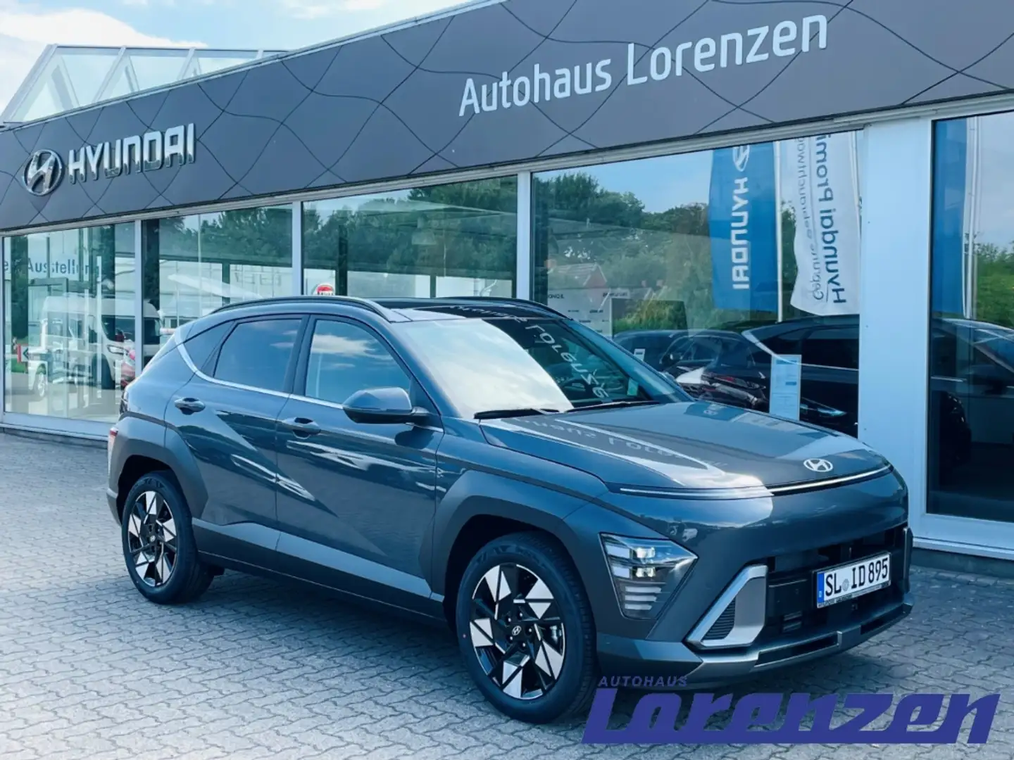 Hyundai KONA SX2 PRIME 1.6 T-GDI Glasschieb. Navi Leder digital Grau - 1