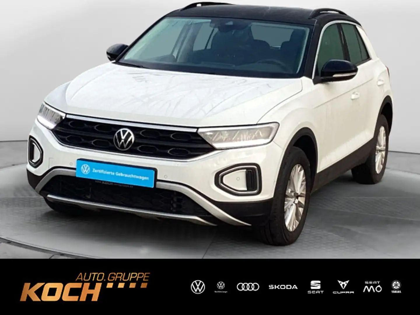 Volkswagen T-Roc 1.0TSI Life Navi LED Blanc - 1