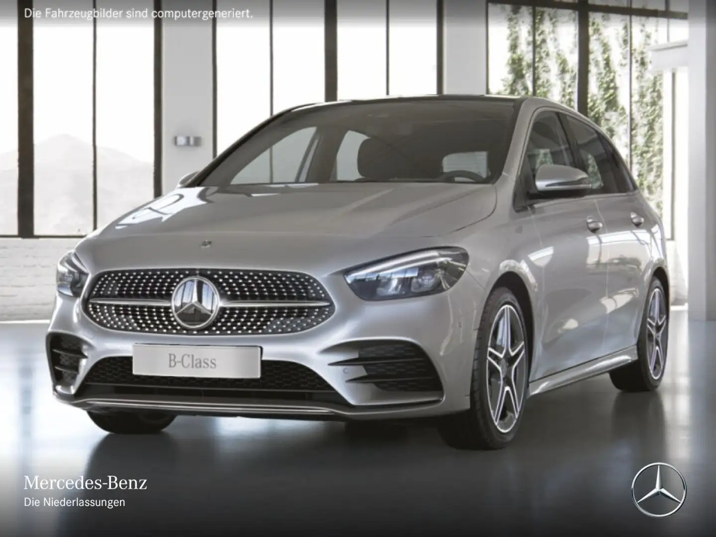 Mercedes-Benz B 200 d AMG+PANO+AHK+LED+KAMERA+TOTW+8G Silber - 2