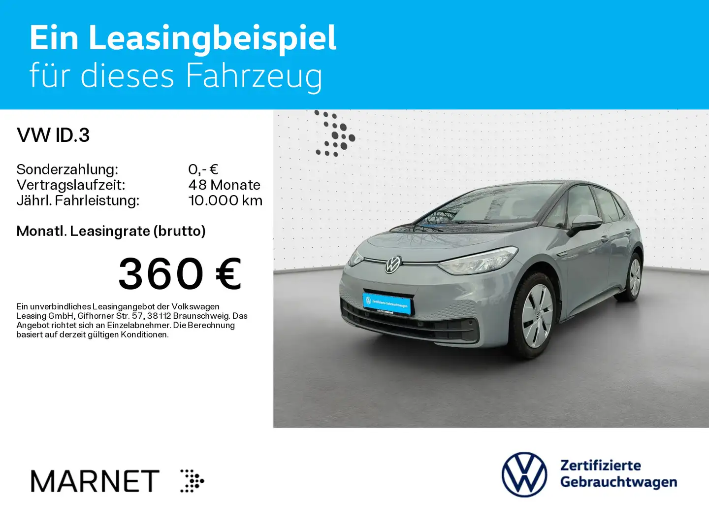 Volkswagen ID.3 Pro Performance*LED*PDC*KLIMA*ALU 18 Zoll* Gris - 2