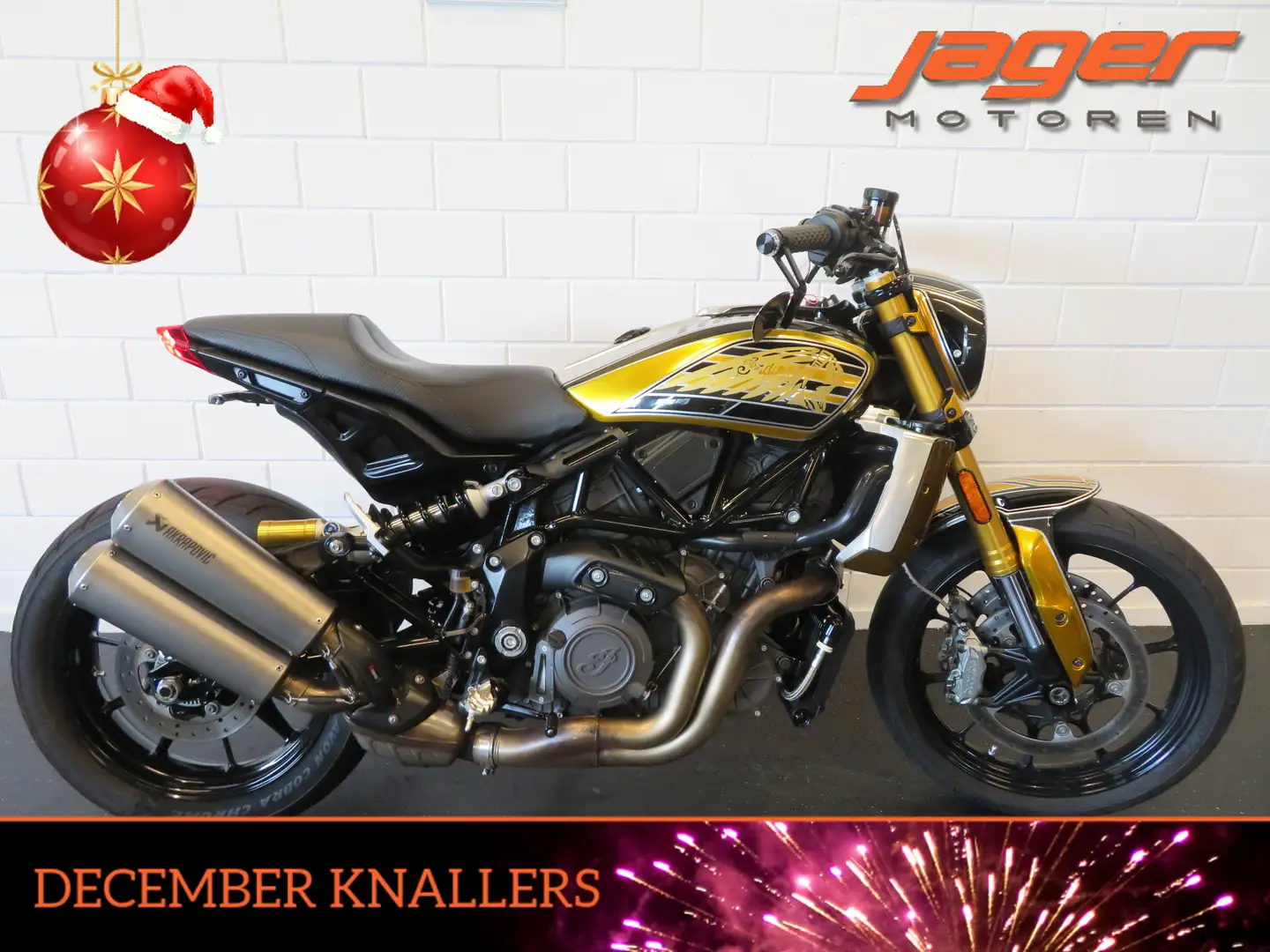 Indian FTR 1200 S RACE REPLICA PERFECT! Goud - 1
