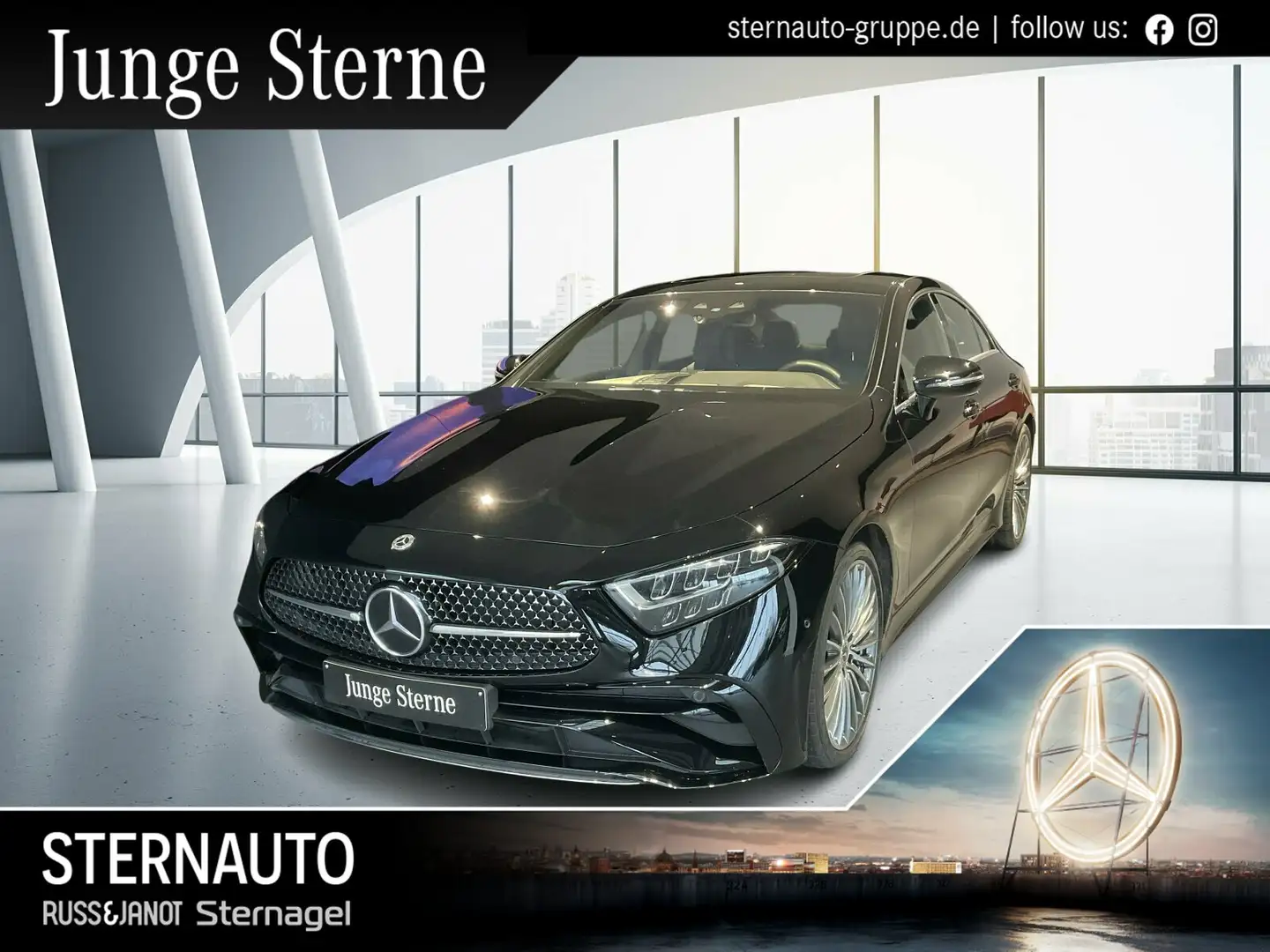 Mercedes-Benz CLS 400 CLS 400 d 4M AMG+Airmatic+SHD+Distr+Sound+Memory Fekete - 1